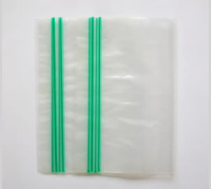 Campbell Approved Supplier SJN682257 Double Zipper Bags, Plastic